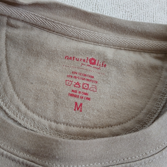 natural life ♡ tomorrow will be better pocket crew sweatshirt boho flower - Picture 5 of 6